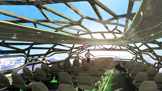 Vision du future : Airbus nous décrit l’expérience de ses passagers, dans leurs avions en 2050. (Vidéo)