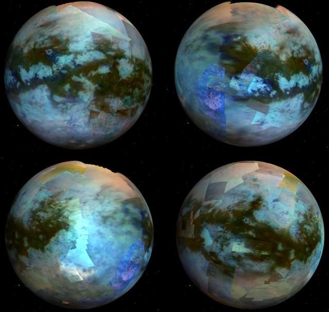 La première carte globale en couleur de Titan. (Vidéo)