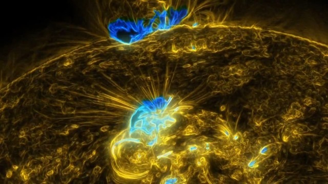 Vidéo : un soleil aux limites de l’ultraviolet.