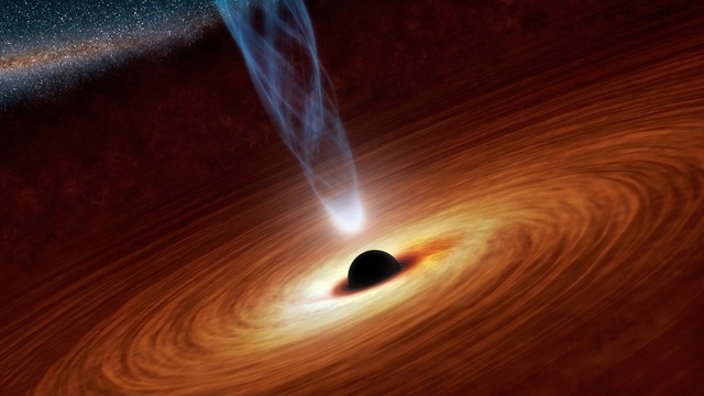 La vitesse de rotation d’un trou noir s’approche de celle de la lumière