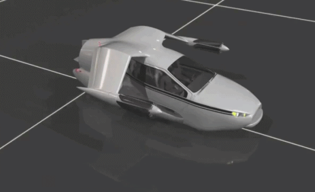 La voiture volante à décollage verticale pour dans 10 ans