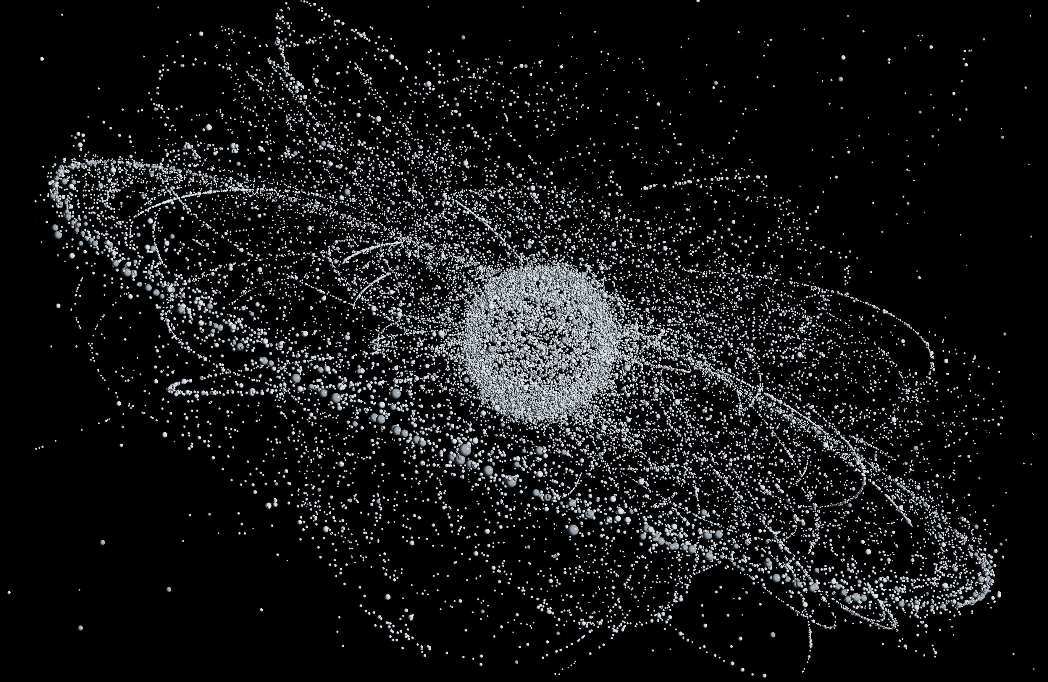 L’image du jour : une inquiétante représentation des débris spatiaux entourant la Terre