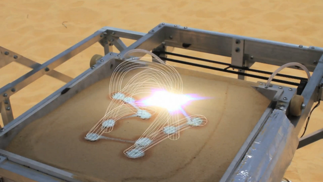 Ressources inépuisables : une imprimante 3D transforme le sable du désert, grâce à son soleil.