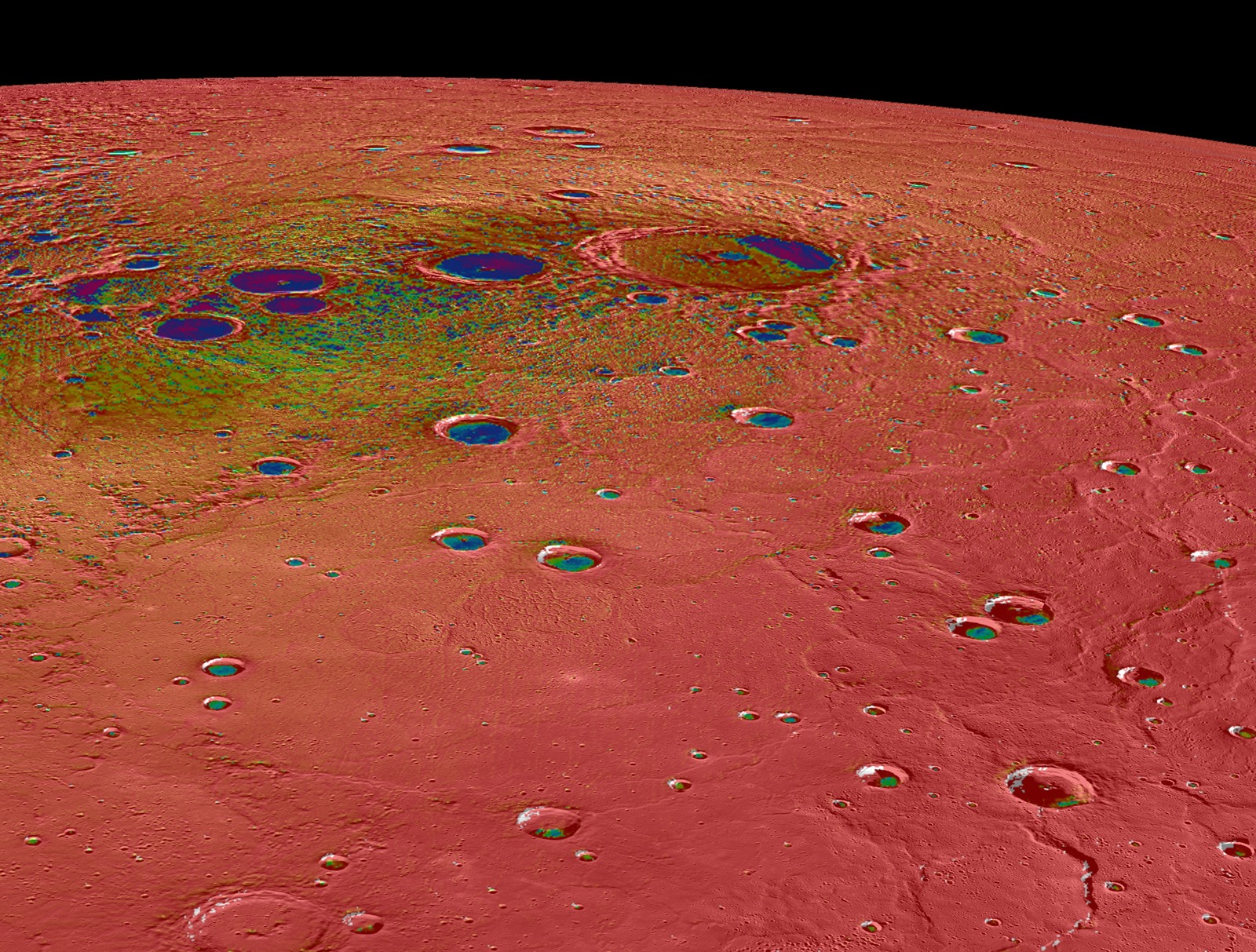 Les dernières images de Mercure par la sonde Messenger avant qu’elle ne s’écrase sur celle-ci