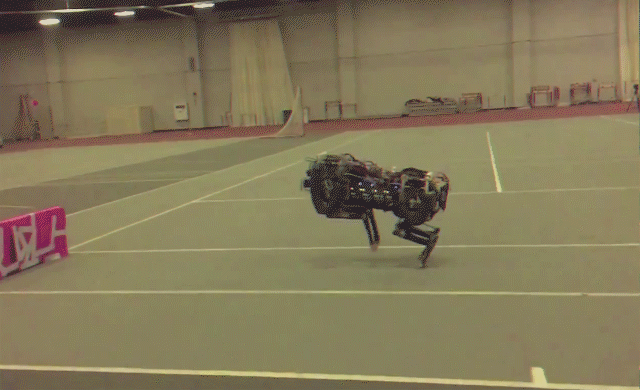 Le robot guépard peut désormais sauter des obstacles