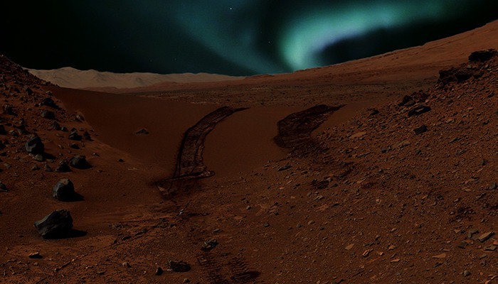 A quoi ressemblent les aurores sur Mars ?