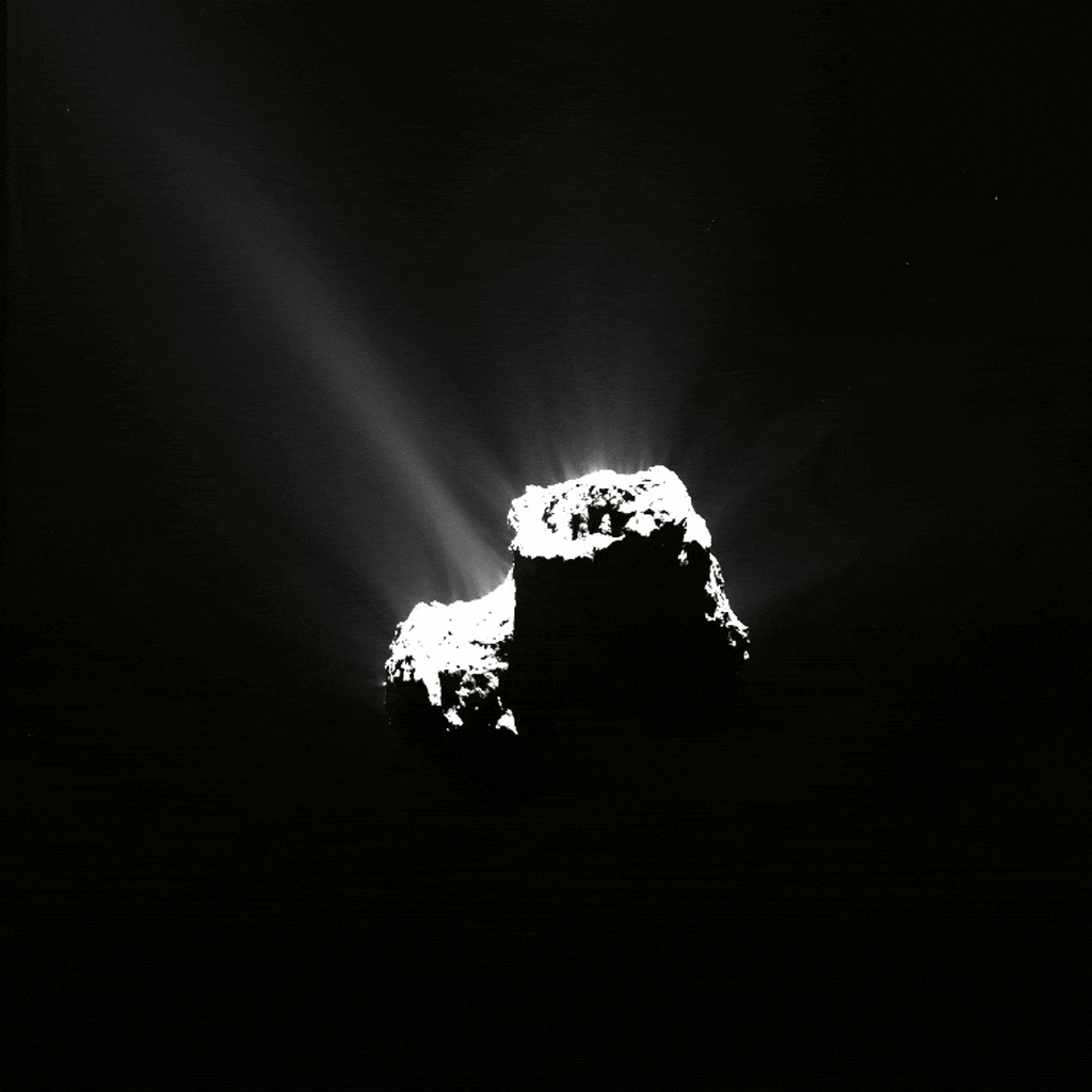 La comète 67P/Churyumov-Gerasimenko à sa plus proche approche du Soleil