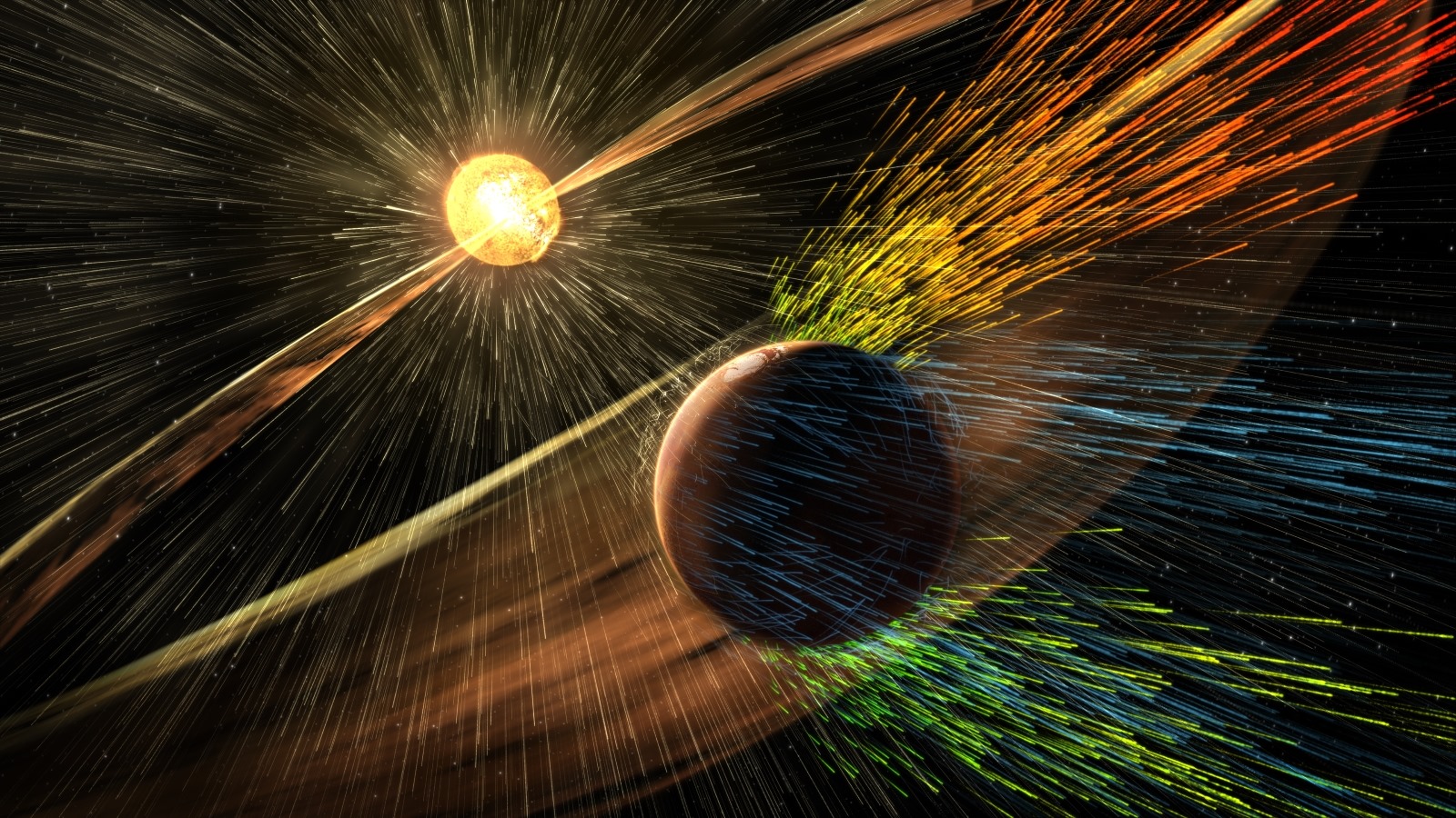 Les vents solaires ont bien eu raison de l’atmosphère martienne