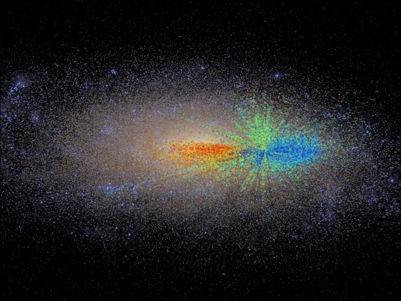 La carte dévoilant l’âge des étoiles de notre galaxie révèle comment elle s’est développée
