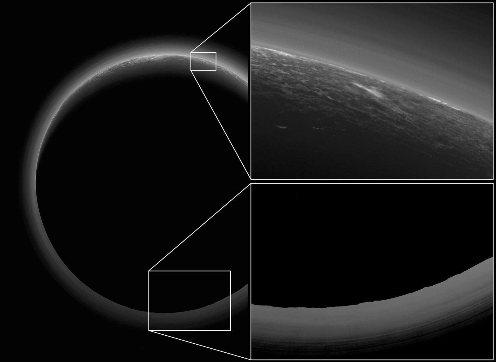 Serait-ce à nouveau un nuage flottant dans l’atmosphère de Pluton ?