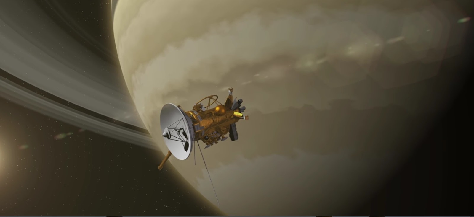 La sonde Cassini va frôler les anneaux de Saturne pour en récupérer leur substance avant son “Grand Final”