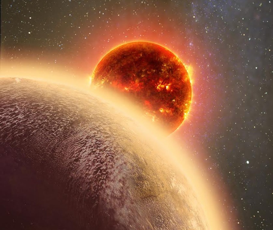 Une atmosphère détectée autour d’une lointaine planète de la taille de la terre