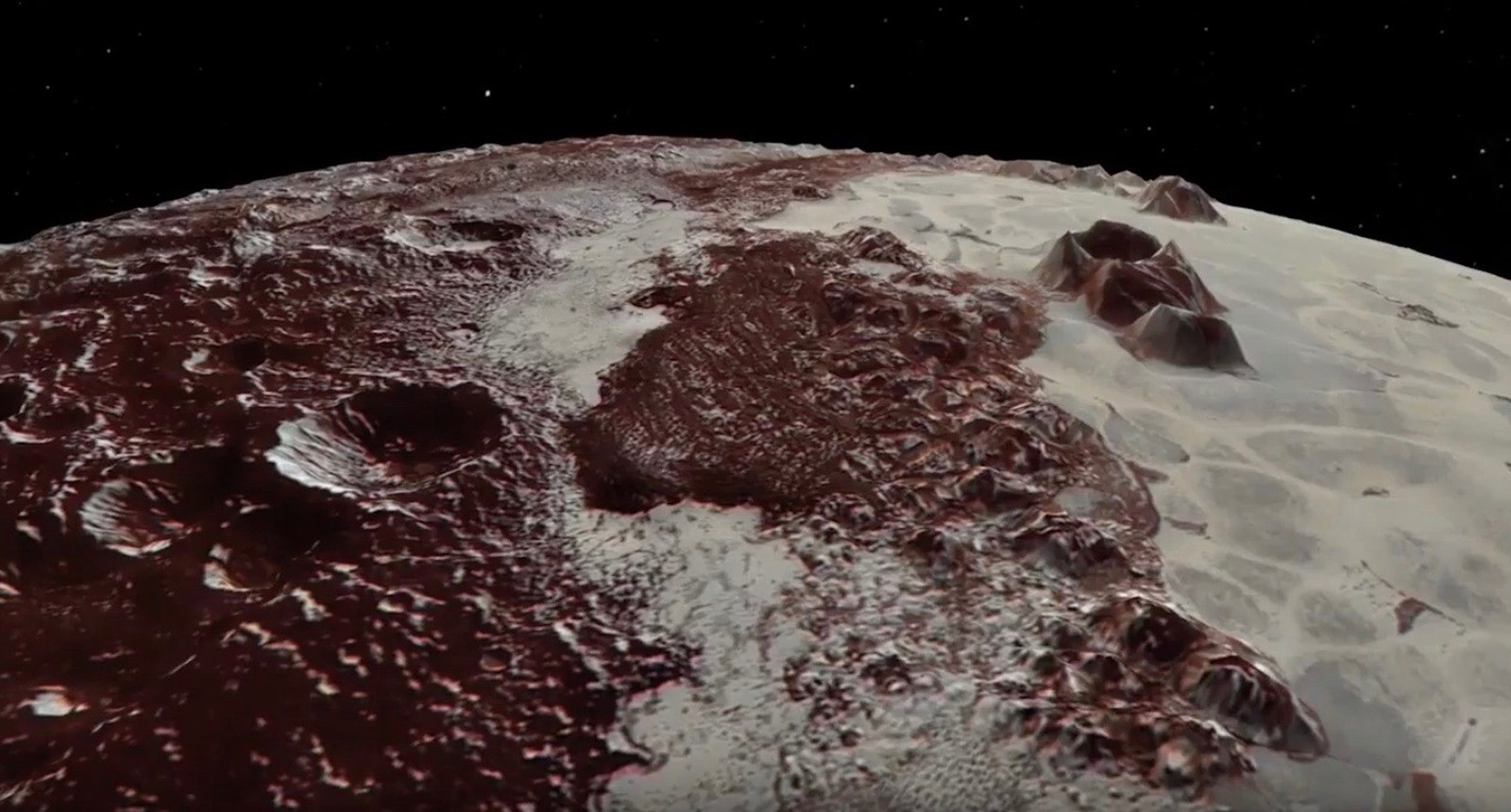 Deux vidéos et deux nouvelles cartes de Pluton et sa lune Charon pour le deuxième anniversaire de leur survol