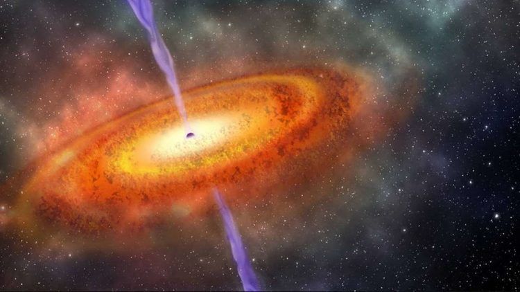 Découverte du plus lointain trou noir supermassif et son quasar