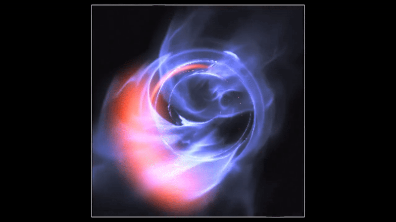 Confirmation que nous avons bien un trou noir au centre de notre galaxie par l’observation de la matière interstellaire l’orbitant