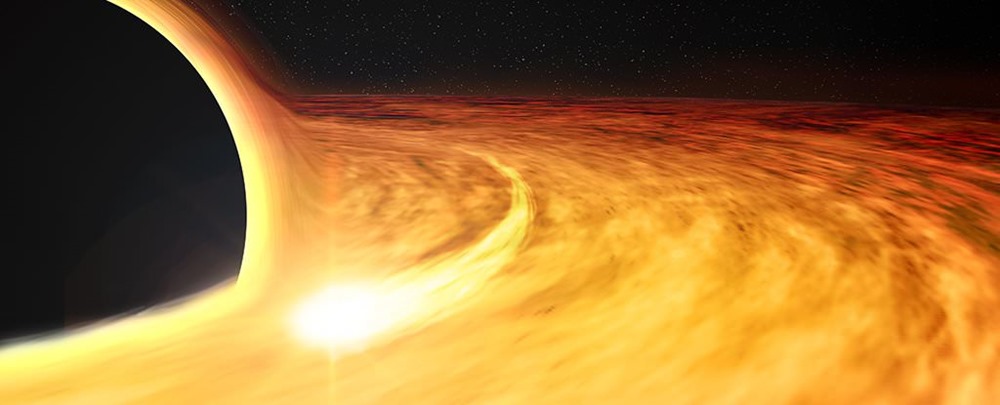 Une étoile est tombée dans un trou noir, révélant la rotation ultrarapide de ce dernier