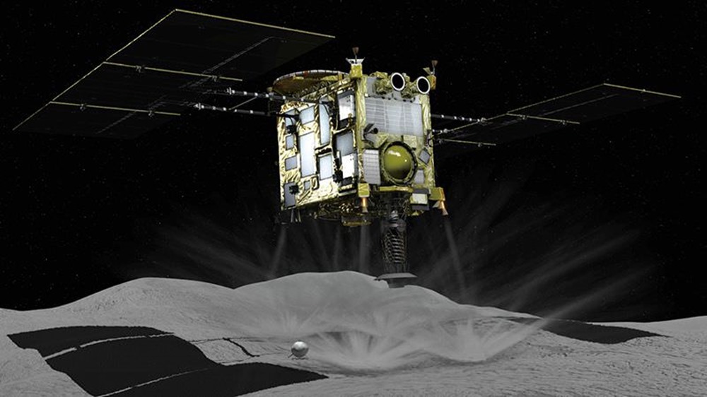 La sonde japonaise Hayabusa2 a recueilli ses premiers échantillons de l’astéroïde Ryugu