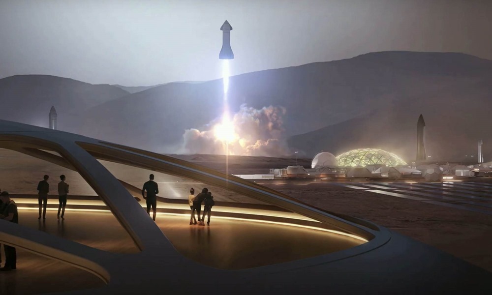 Présentation de la grosse fusée réutilisable Starship de SpaceX pour “étendre la conscience humaine au-delà de la Terre…”