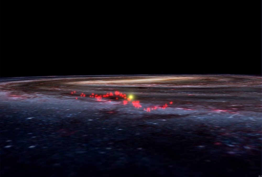 Une nouvelle carte de la Voie lactée révèle une vague géante de pouponnières stellaires