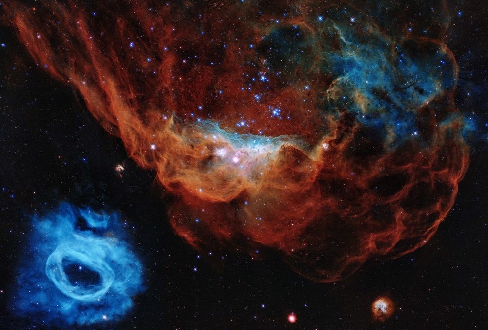 Une magnifique image pour fêter les 30 du télescope spatial Hubble à explorer un océan cosmique