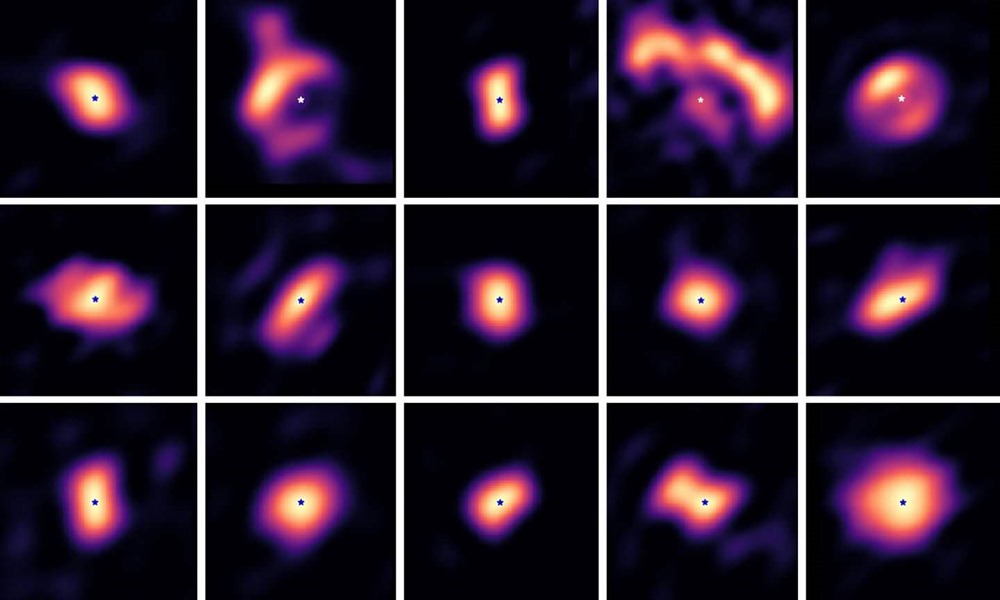 De belles images présentent les disques de matière autour d’étoiles où des planètes commencent à se former