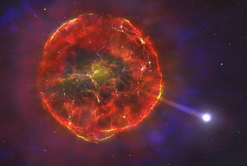 Survivante d’une supernova : une explosion nucléaire a projeté une étoile à travers la galaxie