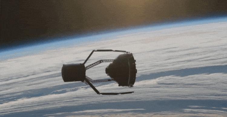 L’Agence Spatiale Européenne prévoit de lancer dans l’espace une grosse pince pour s’emparer d’un débris spatial