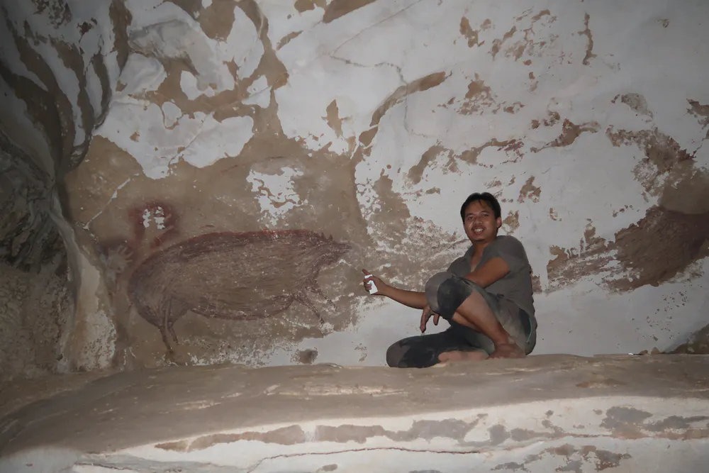 Cette peinture d’un sanglier des Célèbes est la plus ancienne œuvre d’art figuratif au monde