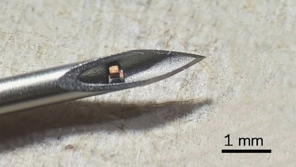 Le plus petit dispositif à puce unique qui peut être injecté dans le corps