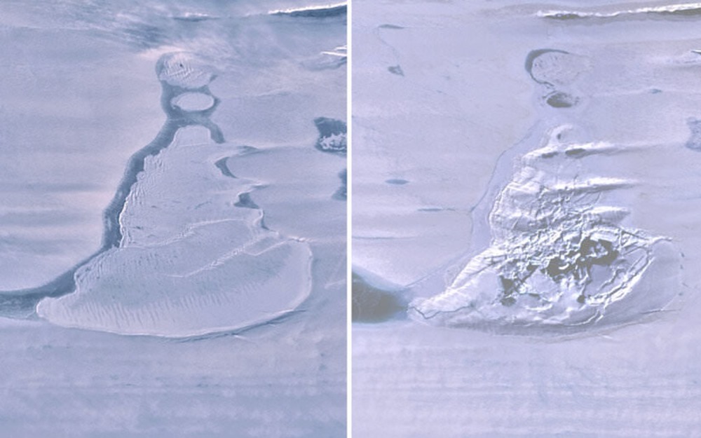 Un très grand lac en Antarctique disparaît après la rupture d’une plate-forme de glace