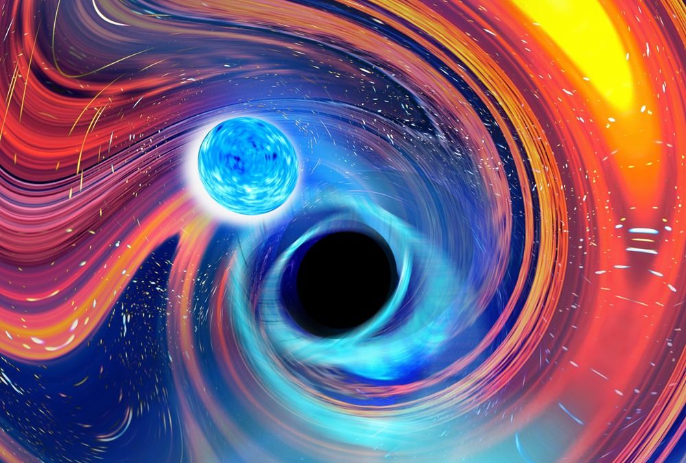 Des astronomes repèrent deux étoiles à neutrons avalées par des trous noirs