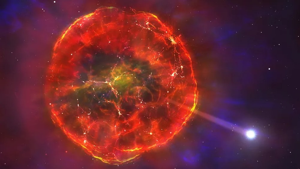 Un morceau d’étoile qui a explosé traverse la Voie lactée à une vitesse vertigineuse