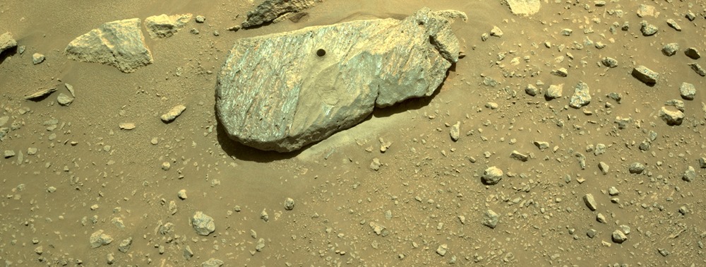 L’astromobile Perseverance a finalement réussi à récupérer un échantillon de roche martienne
