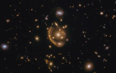 Anneau d’Einstein : un effet de lentille naturelle a permis d’observer une galaxie située à 9,4 milliards d’années-lumière d’ici