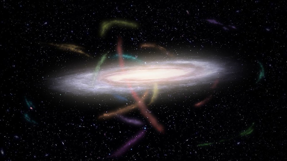 Les habitudes alimentaires de notre galaxie, révélées par des courants d’étoiles, mettent en lumière la matière noire