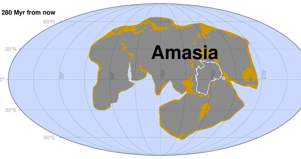 Amasia : des simulations révèlent qu’un supercontinent se formera dans le Pacifique d’ici 200 à 300 millions d’années