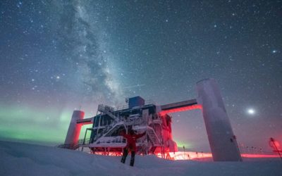 Premiers neutrinos de galaxie découverts par un observatoire en Antarctique