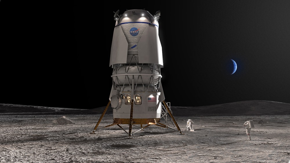 Blue Origin (Jeff Bezos) construira le nouvel atterrisseur lunaire de la NASA pour les astronautes de la mission Artemis