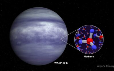Du méthane et de l’eau détectés dans l’atmosphère d’une exoplanète proche