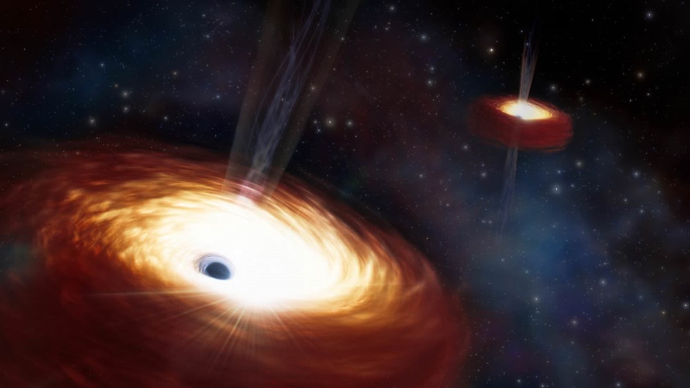 La paire de trous noirs la plus lourde observée à ce jour pèse 28 milliards de fois plus que le Soleil